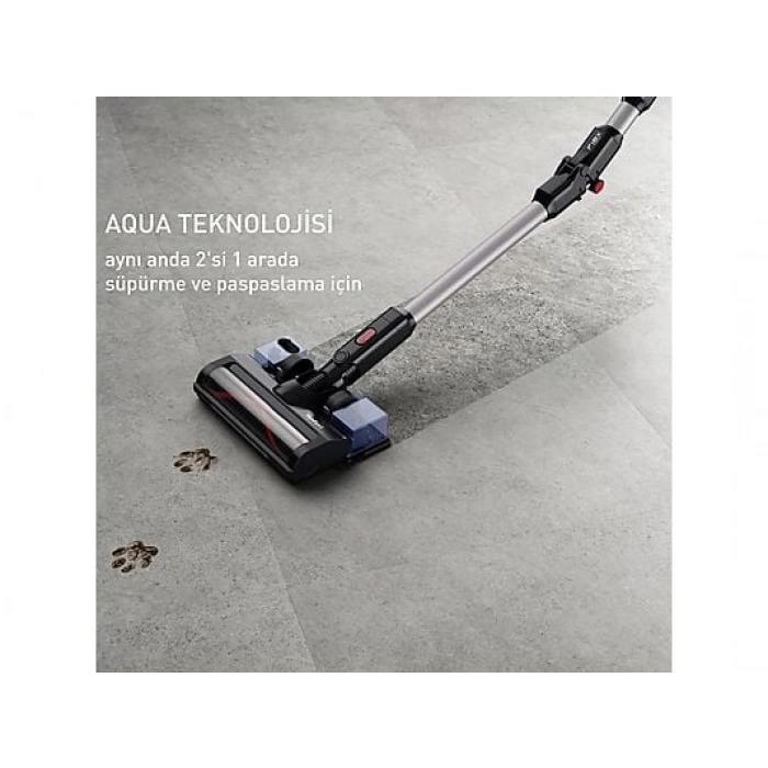 TEFAL TY6T90TR X-Force Flex 8.60 Max Şarjlı Dikey Süpürge Siyah