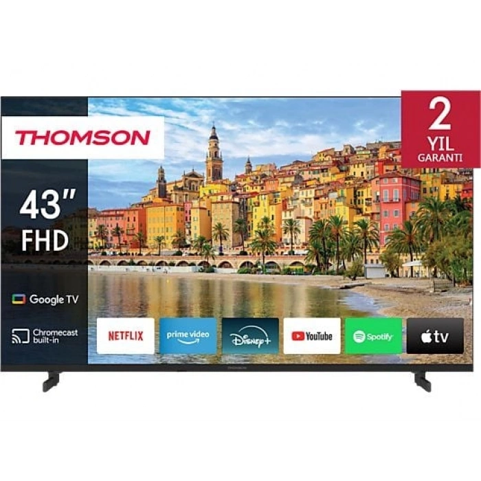 THOMSON 43FG2S14 43 inç 109 Ekran Uydu Alıcılı Google Smart FHD LED TV