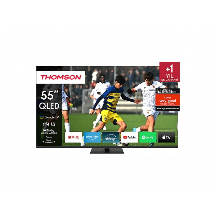THOMSON 55QG7C14 55 inç 139 Ekran Uydu Alıcılı UHD 4K Google Smart QLED Pro TV