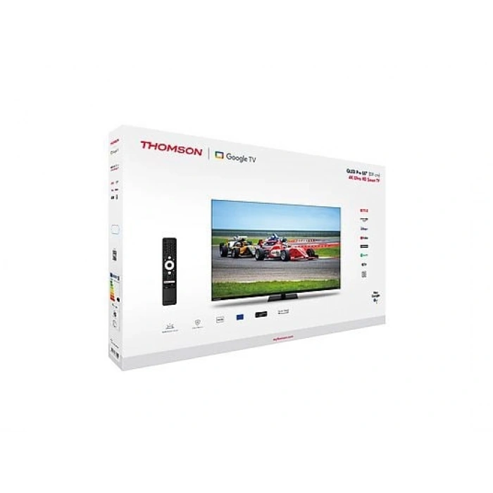 THOMSON 55QG7C14 55 inç 139 Ekran Uydu Alıcılı UHD 4K Google Smart QLED Pro TV