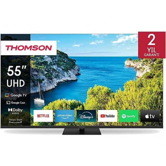 THOMSON 55UG5C14 55 139 Ekran Uydu Alıcılı Ultra HD 4K Google Smart LED TV