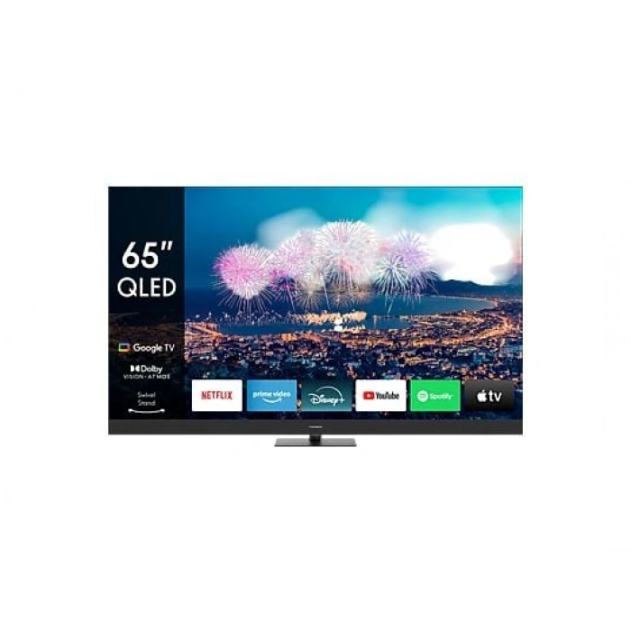 THOMSON 65QG6C14 65 inç 164 Ekran Uydu Alıcılı Google Smart Soundbarlı QLED TV
