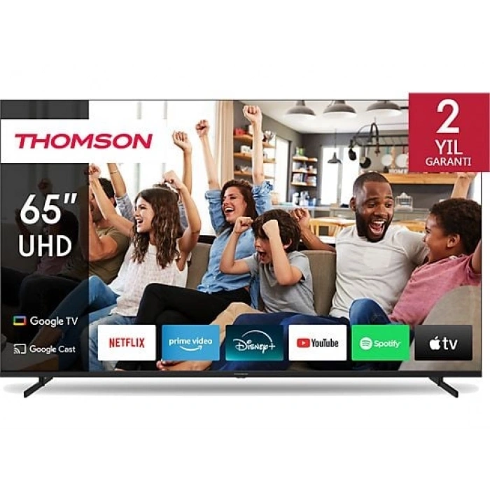 THOMSON 65UG4S14 65 inç 164 Ekran Uydu Alıcılı Google Smart Ultra HD 4K LED TV