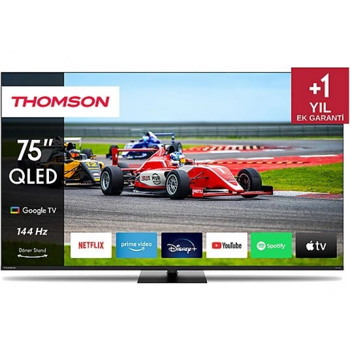 THOMSON 75QG7C14 75 inç 190 Ekran Uydu Alıcılı Google Smart Ultra HD 4K QLED Pro TV