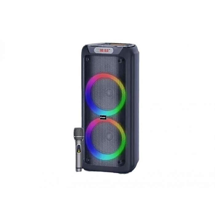 TORIMA BTS-2175 Bluetooth 5.3  – 2x5W Çift Hoparlör, FM , AUX, TF, USB, 1200mAh Pil Kablosuz Hoparlör Siyah