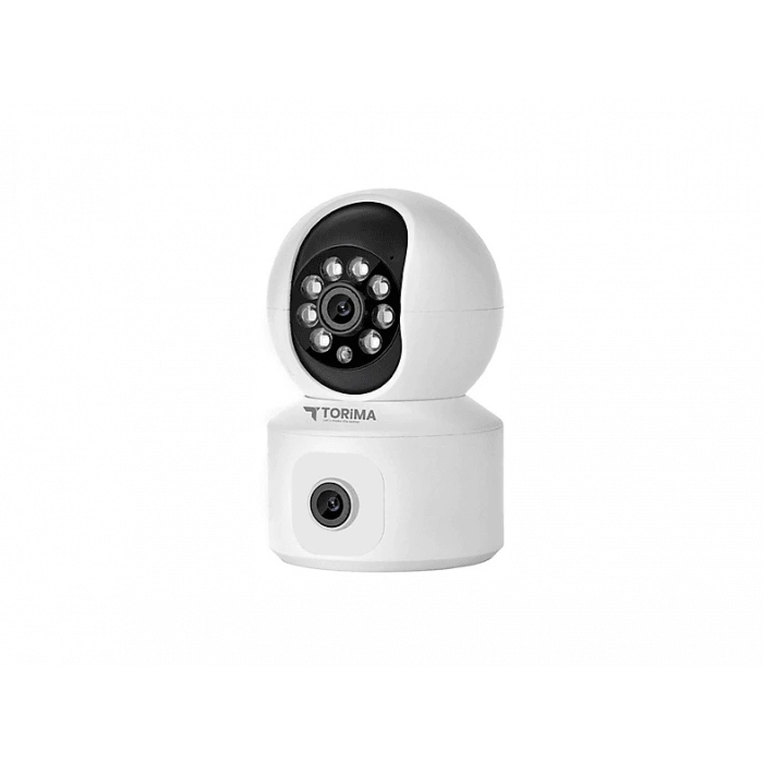 TORIMA CMR-10 360° Full HD Çift Lens 1080p Smart IP Kamera Beyaz