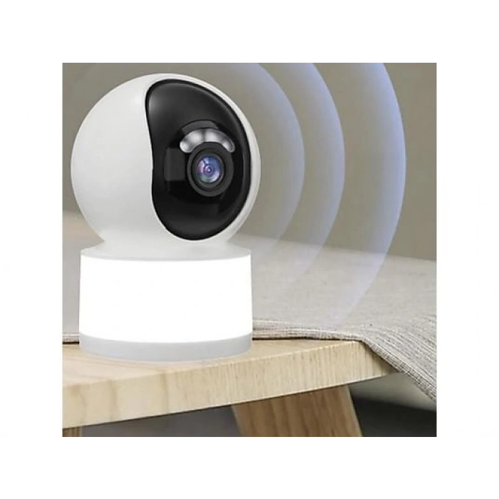 TORIMA CMR-31  Full HD Led Aydınlatmalı Wifi Smart Güvenlik IP Kamera Beyaz