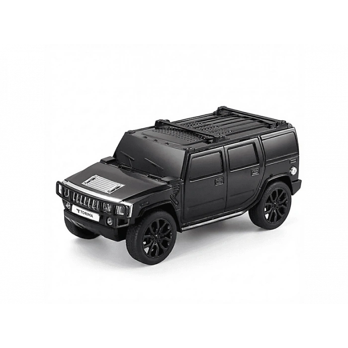 TORIMA D-48  Araba Tasarım USB/TWS/FM Bluetooth Hoparlör Siyah