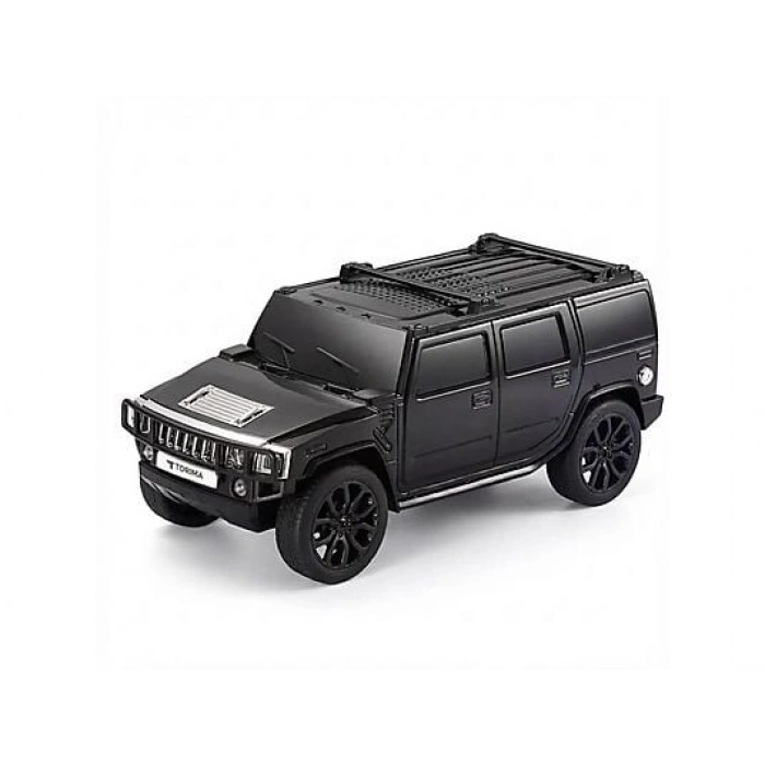 TORIMA D-48  Araba Tasarım USB/TWS/FM Bluetooth Hoparlör Siyah