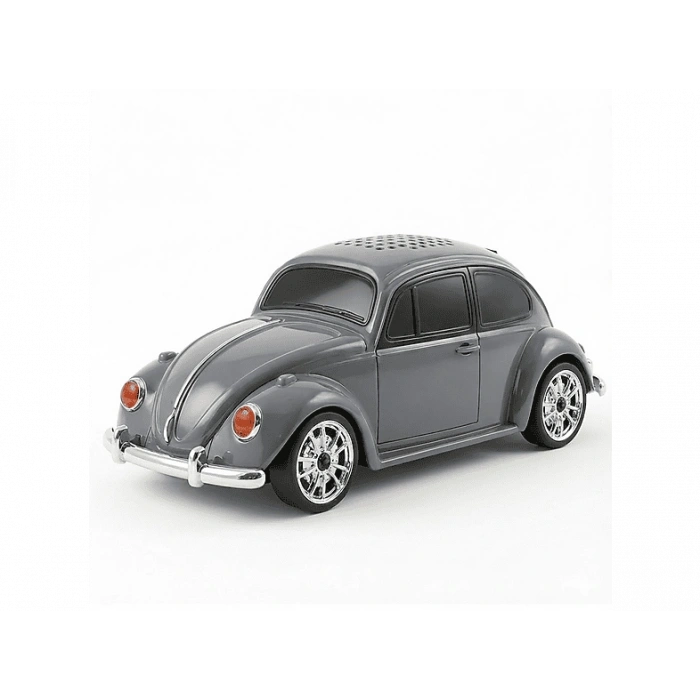 TORIMA D-49 Araba Voswos Retro Tasarım USB/TF/FM Speaker Bluetooth Hoparlör Gri