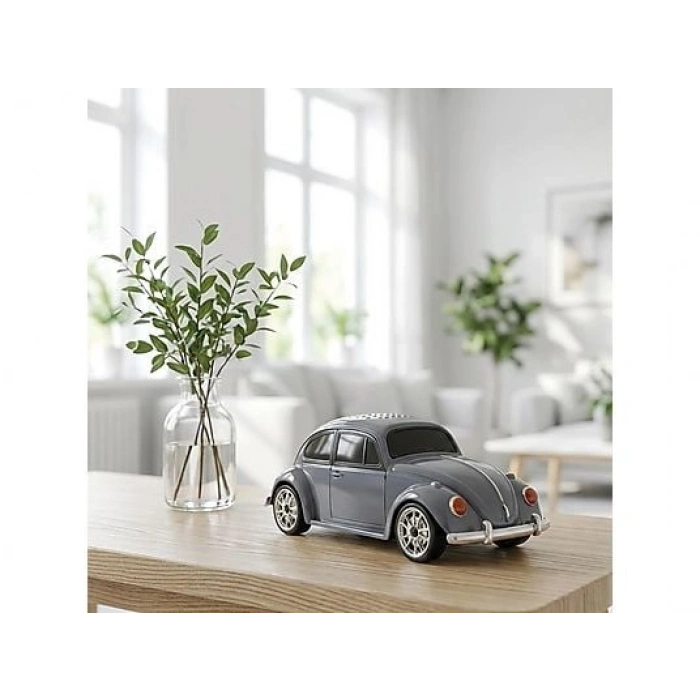TORIMA D-49 Araba Voswos Retro Tasarım USB/TF/FM Speaker Bluetooth Hoparlör Gri
