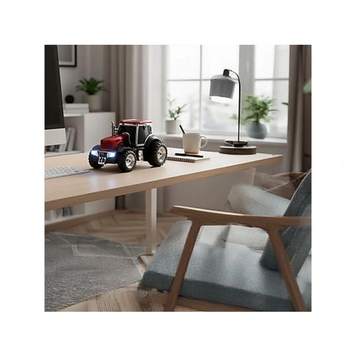 TORIMA D42  Traktör Tasarım USB/FM Radyo Bluetooth Hoparlör Kırmızı