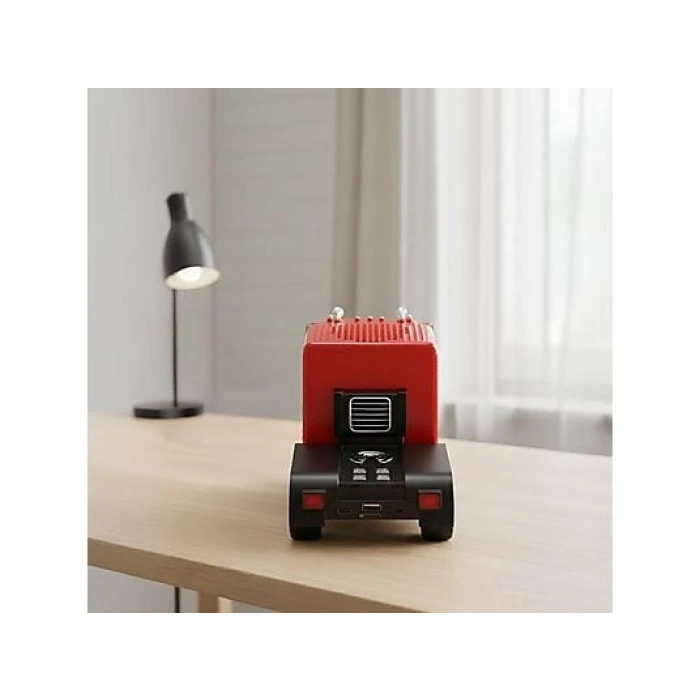 TORIMA D50 Tır   FM-AUX-USB Destekli Bluetooth Hoparlör Kırmızı
