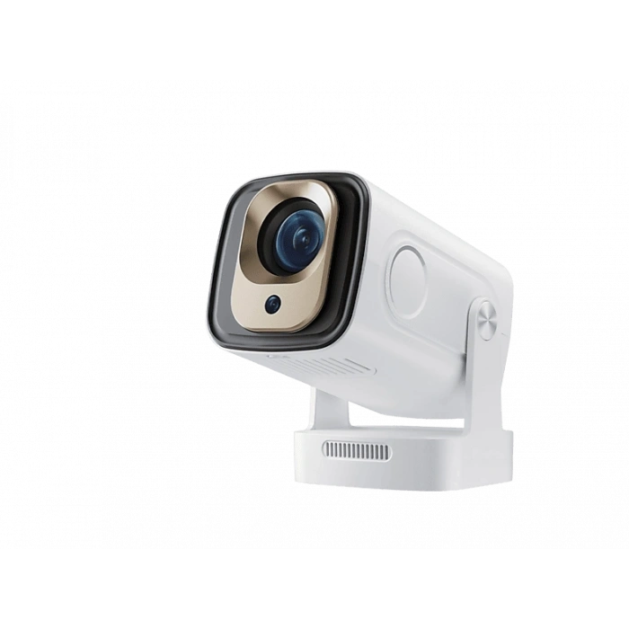 TORIMA Hy260 Pro Mini Taşınabilir Sinema Projektörü Ev Sineması Android Akıllı Projeksiyon Cihazı Beyaz