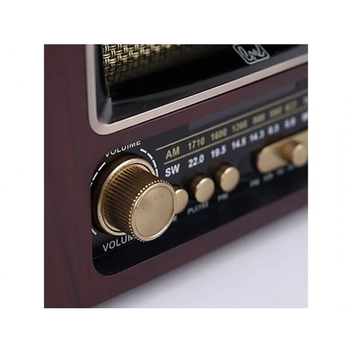 TORIMA Ns-02 Nostajik Radyo Bluetooth Hoparlör Kahverengi