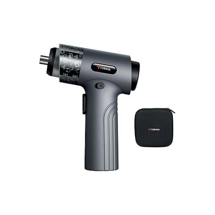 TORIMA TTS-01 Gri 30 Parça Led Işıklı Mıknatıslı Type-C Sarjlı Tornavida Seti