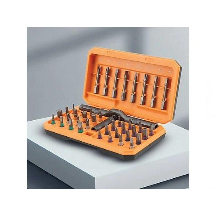 TORIMA TTS-05  Tornavida Seti 40 Parça Profesyonel Çok Uçlu Kapsamlı Tornavida Seti