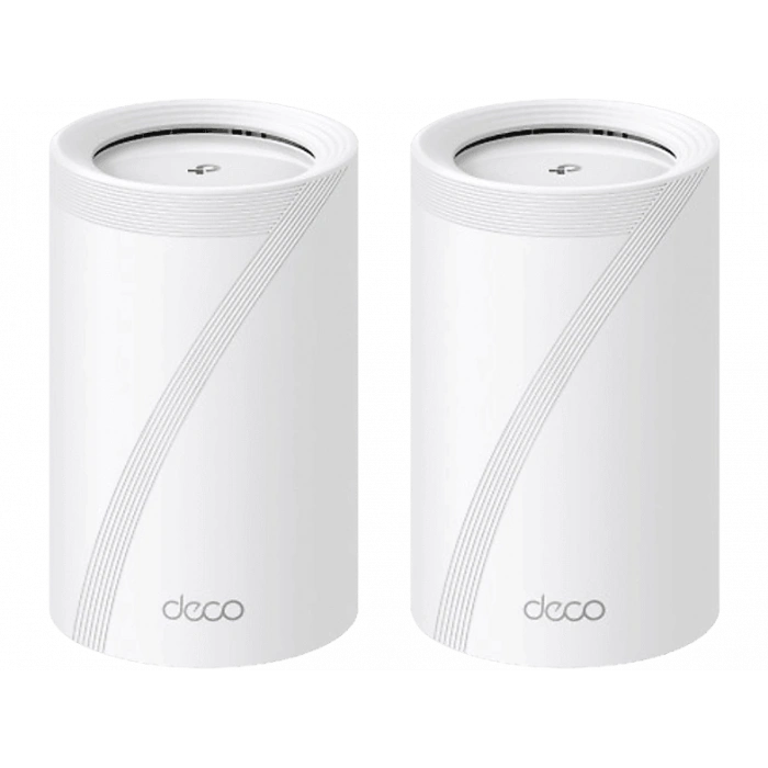 TP-LINK Deco BE65 (2-Pack) | Wi-Fi 7 Mesh | BE9300 Mbps | Fiber Destekli | Üç Bant | AI-Roaming | 2.5 Gbps | 6 GHz | 200 Cihaz | WPA3 | VPN | Mobil Kurulum