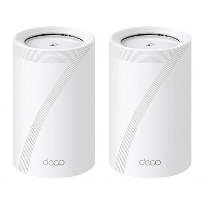 TP-LINK Deco BE65 (2-Pack) | Wi-Fi 7 Mesh | BE9300 Mbps | Fiber Destekli | Üç Bant | AI-Roaming | 2.5 Gbps | 6 GHz | 200 Cihaz | WPA3 | VPN | Mobil Kurulum