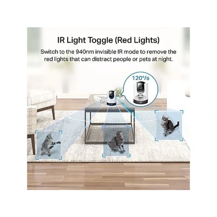 TP-LINK Tapo C225 | Wi-Fi Kamera | 2K 4MP | AI Hareket | 360° | Renkli Gece | Çift Yönlü Ses | Bulut/Yerel