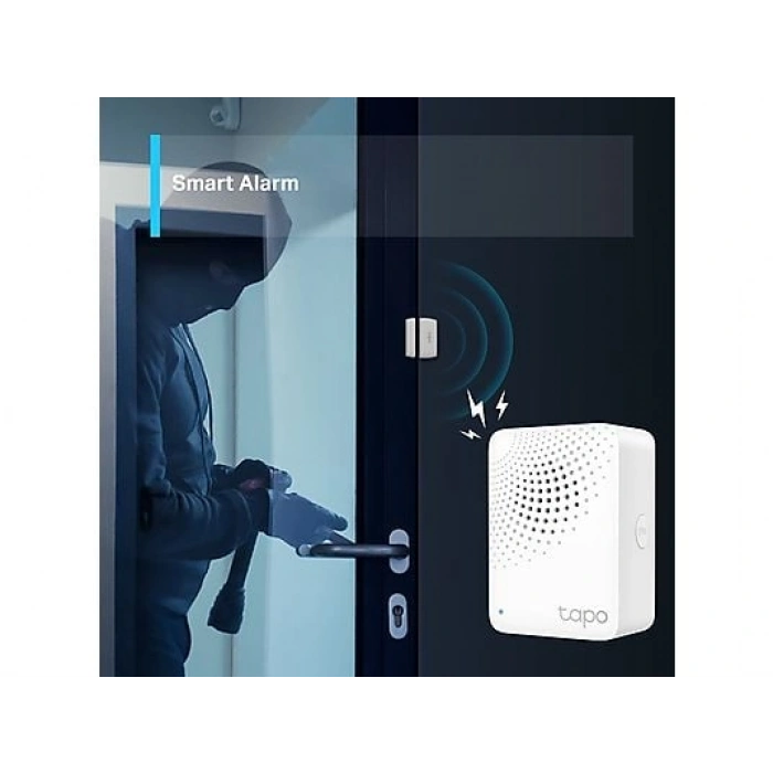 TP-LINK Tapo H100 | Akıllı Hub | 64 Cihaz | 19 Zil Sesi | Kablolamasız | Düğme & Sensör | Tapo Ekosistem Hub