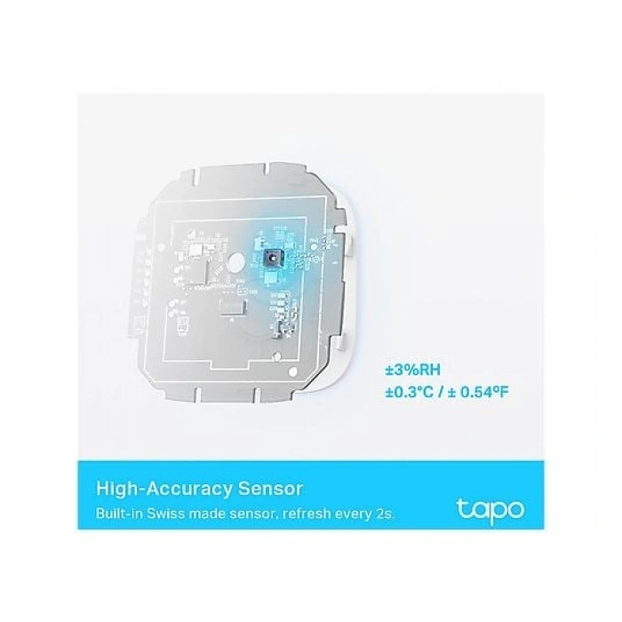 TP-LINK Tapo T315 Ekosistemi, Alexa & Google Uyumlu Akıllı Termometre ve Nem Ölçer