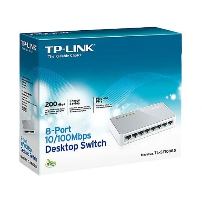 TP-LINK Tl-Sf1008D 8 Port 10/100 Masaüstü Swıtch