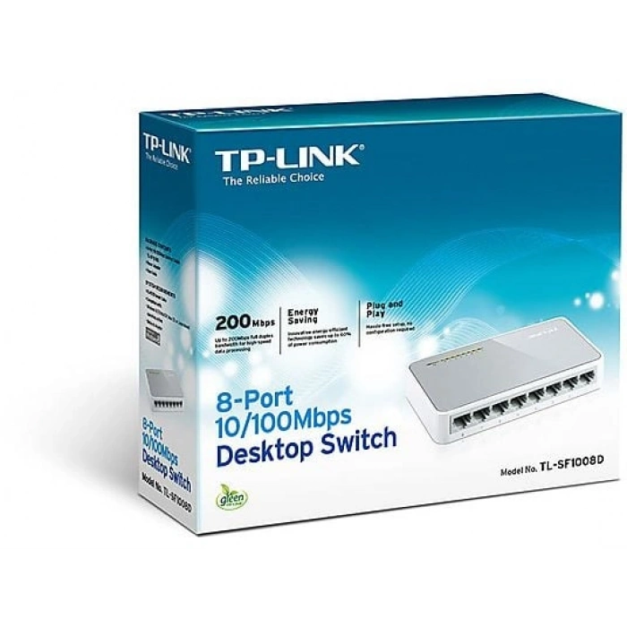 TP-LINK Tl-Sf1008D 8 Port 10/100 Masaüstü Swıtch