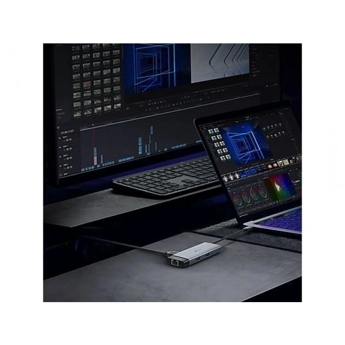 TP-LINK UH6120C | USB-C 6-in-1 Hub | 4K HDMI | 1 Gbps Ethernet | 100W Şarj | USB-C & A Data | SD/microSD | Tak & Çalıştır