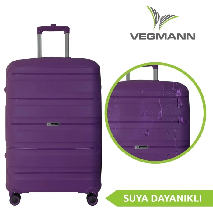 VEGMANN Atlas Polipropilen Orta Boy Valiz Violet