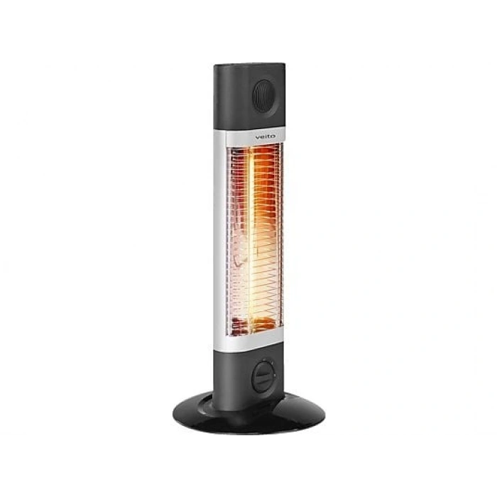 VEITO CH1200 LT 1200 W Ayaklı, Kademeli Karbon Isıtıcı Siyah