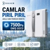Ecovacs Istasyonlu Akıllı Cam Silme Robotu Kendinden Bataryalı Kablosuz Otomatik Pencere Temizleyici Yüksek Vakumlu Makine