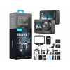 AKASO Brave 7 4K/30FPS 20MP, App Kontrollü, IPX8, Wi-Fi Dual Screen Aksiyon Kamera ve Aksesuar Seti