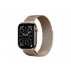 APPLE MFD74TU/A  Watch Series 11 GPS + Cellular 46mm Gold Titanium Case with Gold Milanese Loop - S/M