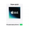 APPLE MW133TU/A/MacBook Air/Apple M4 İşlemci (10 Çekirdek CPU-10 Çekirdek GPU)/16GB RAM/512GB SSD/13.6/ Gece Yarısı
