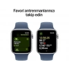 APPLE Watch SE GPS 44mm Silver Aluminium Case with Denim Sport Band - M/L