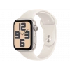 APPLE Watch SE GPS 44mm Starlight Aluminium Case with Starlight Sport Band - S/M