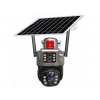 BESTCAM Model-Q7 2 Kameralı Sim Kartlı Solar Panel Sesli Gece Renkli 360 Derece Güvenlik Kamerası Gri