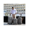 BIGGDESIGN Ocean Şifreli Kilit ABS 3lü Valiz Seti Gri