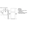 BOSCH KDN55NLE0N E Enerji Sınıfı 453 L Üstten Donduruculu No-Frost Buzdolabı Inox
