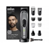 BRAUN MGK7420 Series 7 10’u 1 Arada Erkek Bakım Kiti Siyah Gümüş