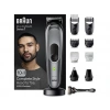 BRAUN MGK7420 Series 7 10’u 1 Arada Erkek Bakım Kiti Siyah Gümüş