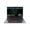 CASPER Excalibur G870 RTX5070 165HZ Gaming G870.1362-DF70R-C Intel Core-13620H 32 GB RAM 1 TB SSD 15,6 inç Windows 11 Pro Gaming Laptop Gri