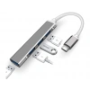 DAYTONA C-809 Type-C to 4* USB 3.0 Çevirici Adaptör Gri