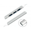 DAYTONA C-809 Type-C to 4* USB 3.0 Çevirici Adaptör Gri