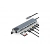 DAYTONA FC10 8 in 1 Type C to 2 Port USB 3.0 2 SD TF HDMI RJ45 2PD Kablolu Adaptör