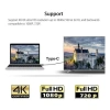 DAYTONA Hc-01 Type-C To 4K HDMI Görüntü Aktarım Kablosu Gri