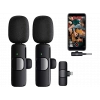 DAYTONA K9 Lightning Wireless Çiftli Yaka Mikrofonu