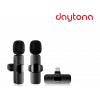 DAYTONA K9 Type-C Wireless Çiftli Yaka Mikrofonu