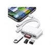 DAYTONA NK1032 Pro Type-C Lightning Usb-A To 2x Usb3.0 Sd Tf Pd Kart Okuyucu Çevirici Hub Adaptör